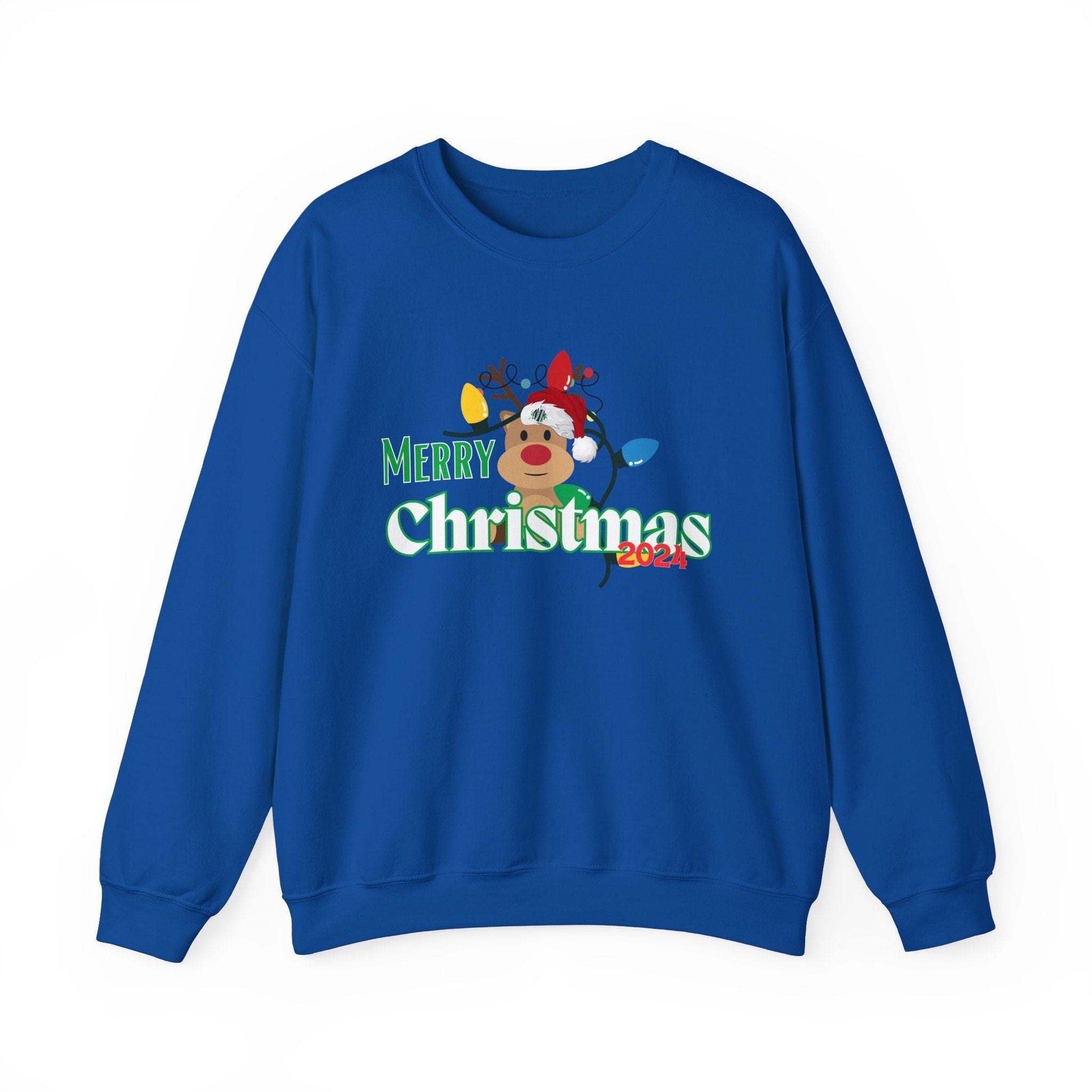 Merry Christmas 2024 Unisex Heavy Blend™ Crewneck Sweatshirt