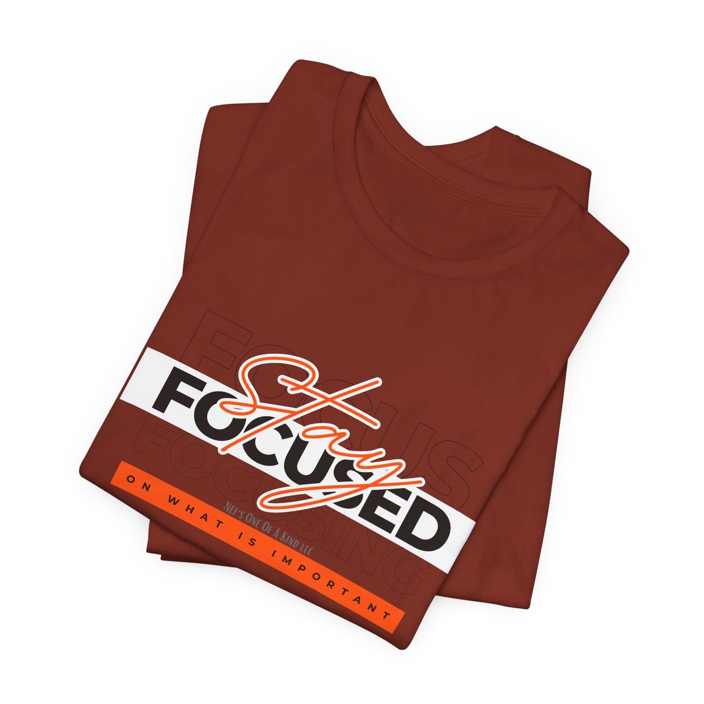 Stay Focused Unisex Jersey Short Sleeve Tee