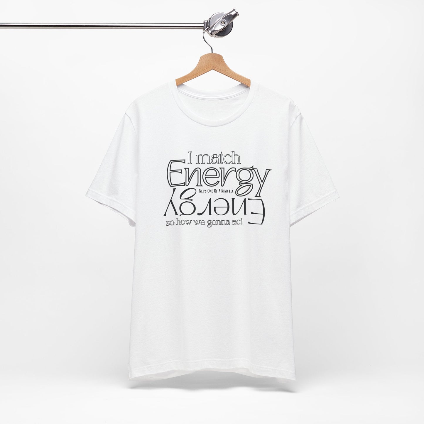 Match Energy Design Unisex Short Sleeve Tee