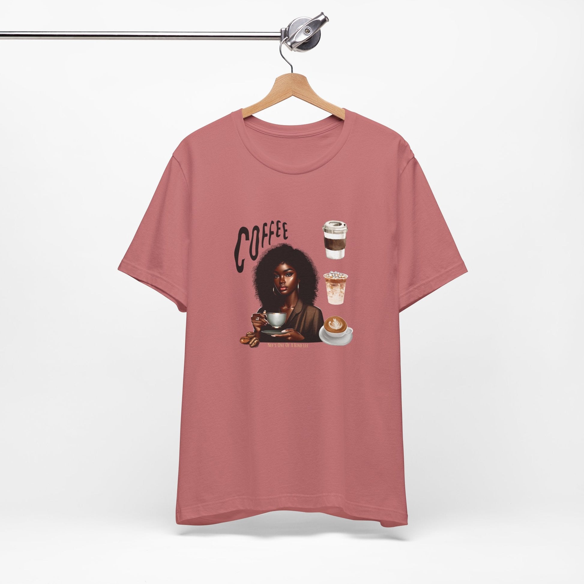 Coffee with Lady Jersey Short Sleeve Tee