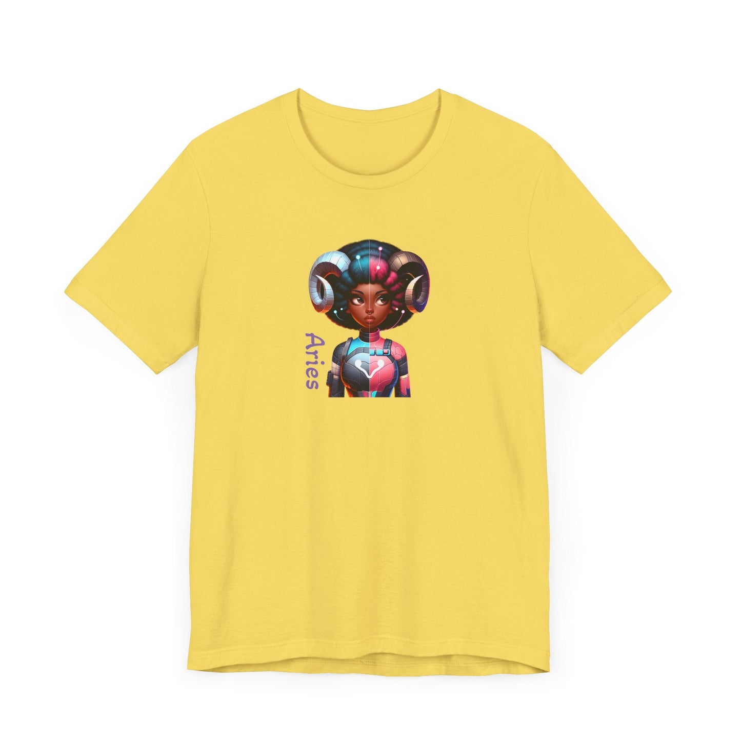 Aries AI Girl Short Sleeve Tee