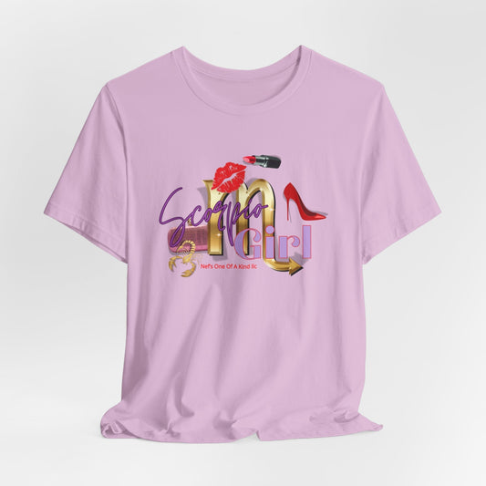 Unisex Scorpio Girl lipstick Tee