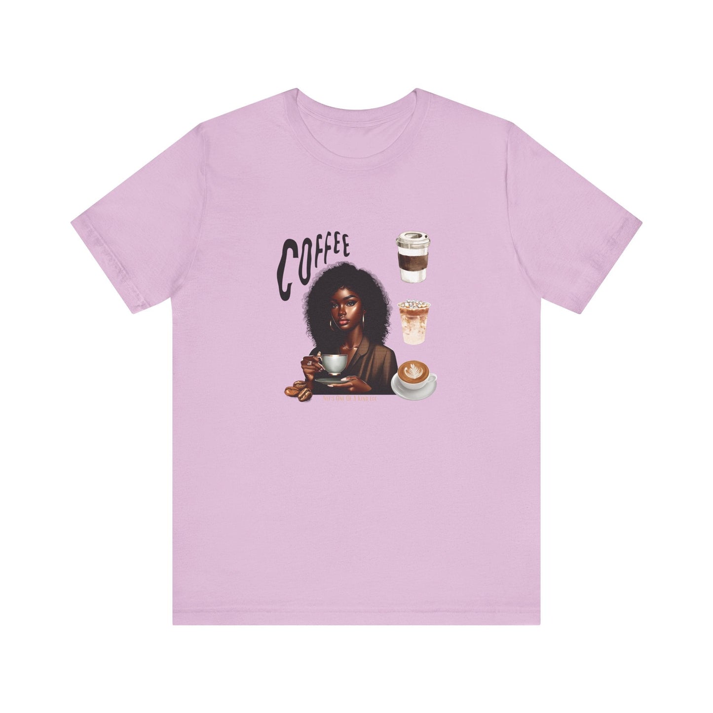 Coffee with Lady Jersey Short Sleeve Tee