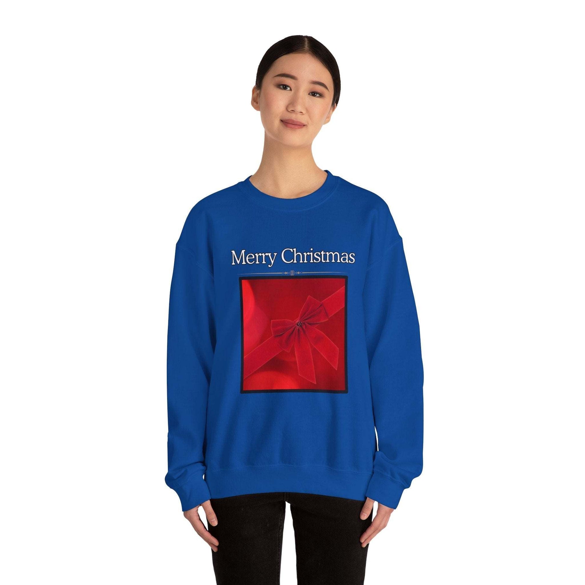 Merry Christmas Present Unisex Heavy Blend™ Crewneck Sweatshirt