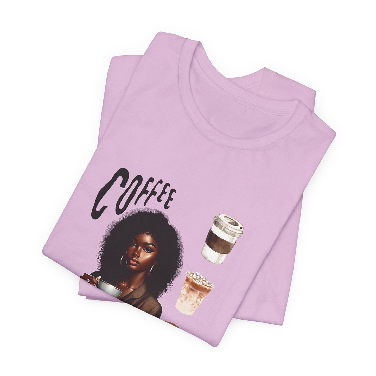 Coffee with Lady Jersey Short Sleeve Tee