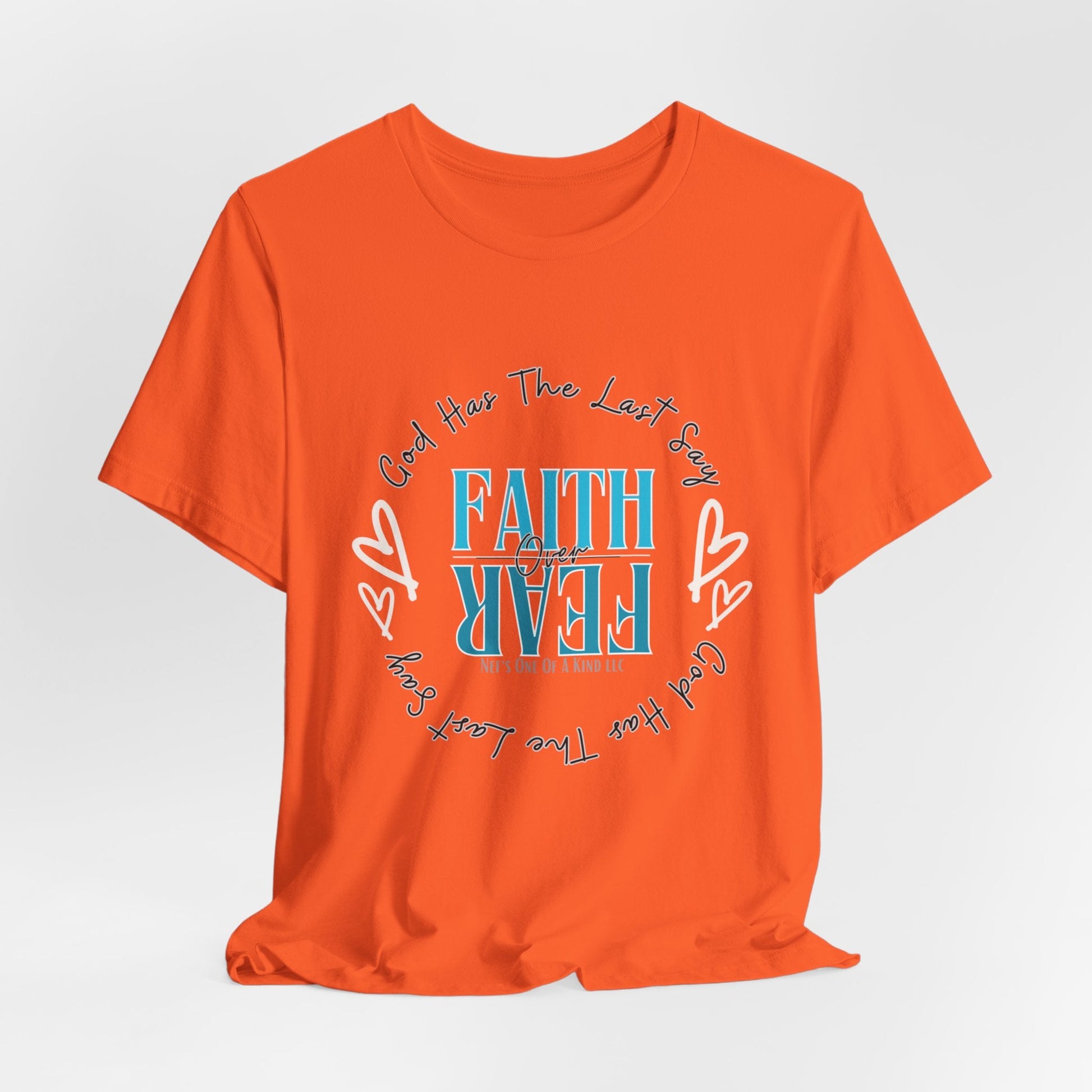 Faith over Fear Unisex Short Sleeve Tee