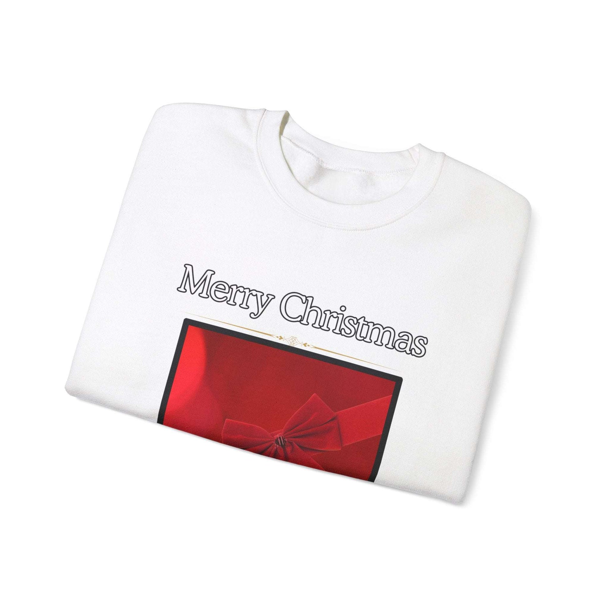 Merry Christmas Present Unisex Heavy Blend™ Crewneck Sweatshirt