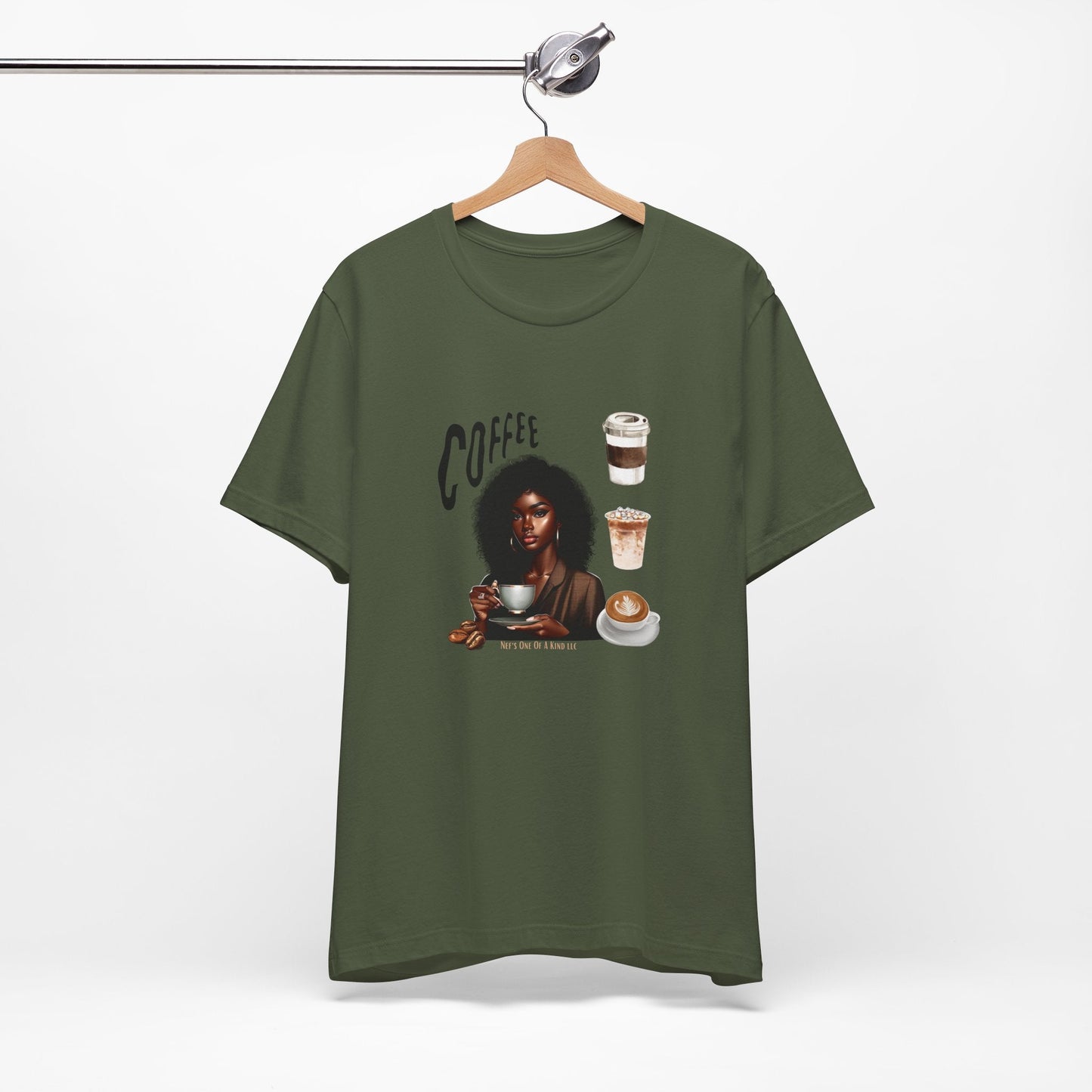 Coffee with Lady Jersey Short Sleeve Tee