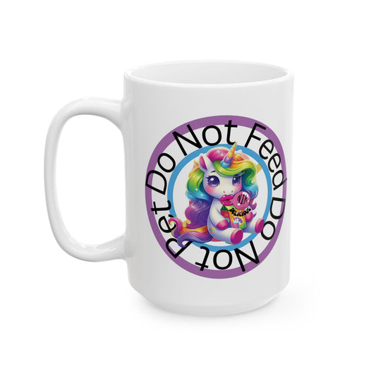 Feed Unicorn Coffee Mug ,(15oz)