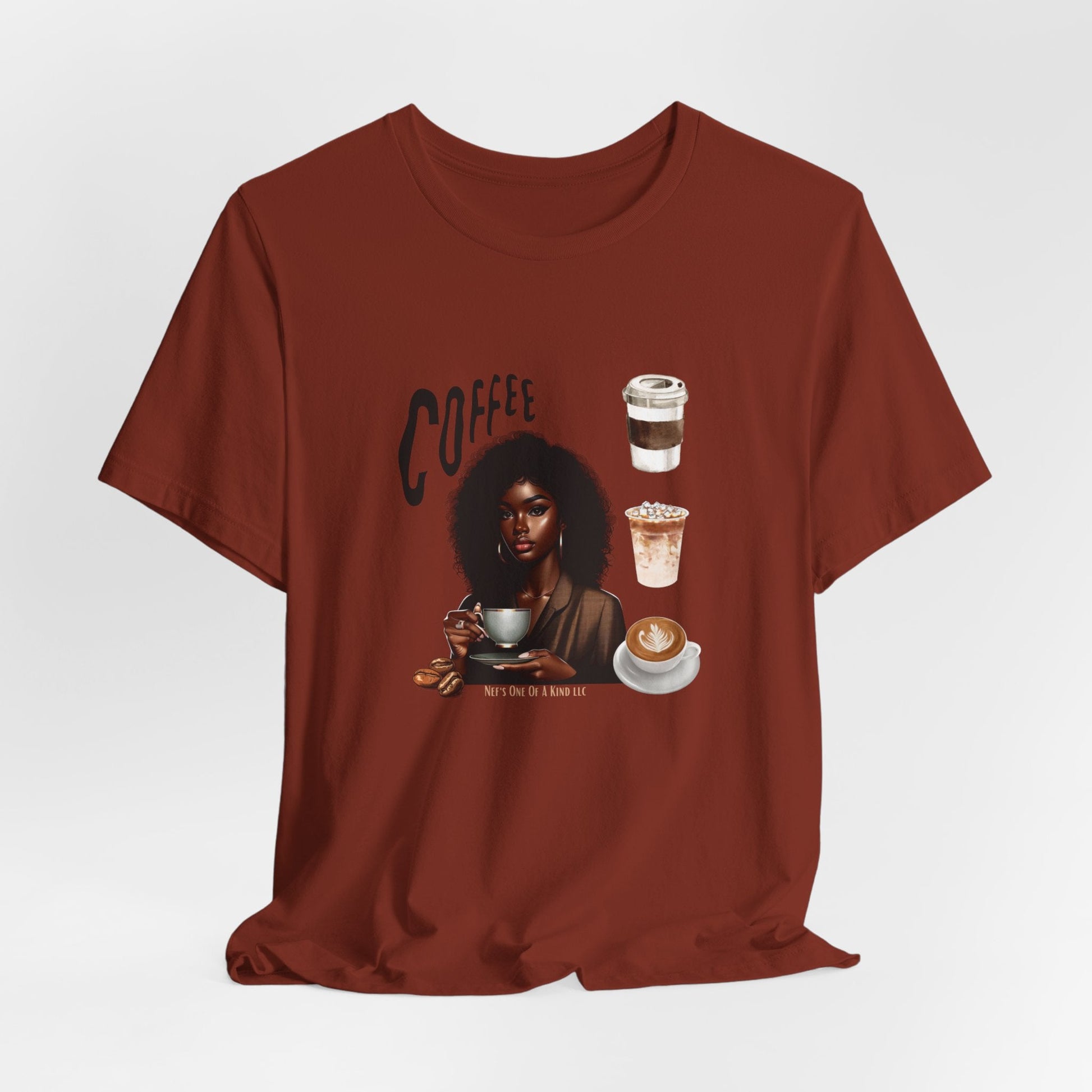 Coffee with Lady Jersey Short Sleeve Tee