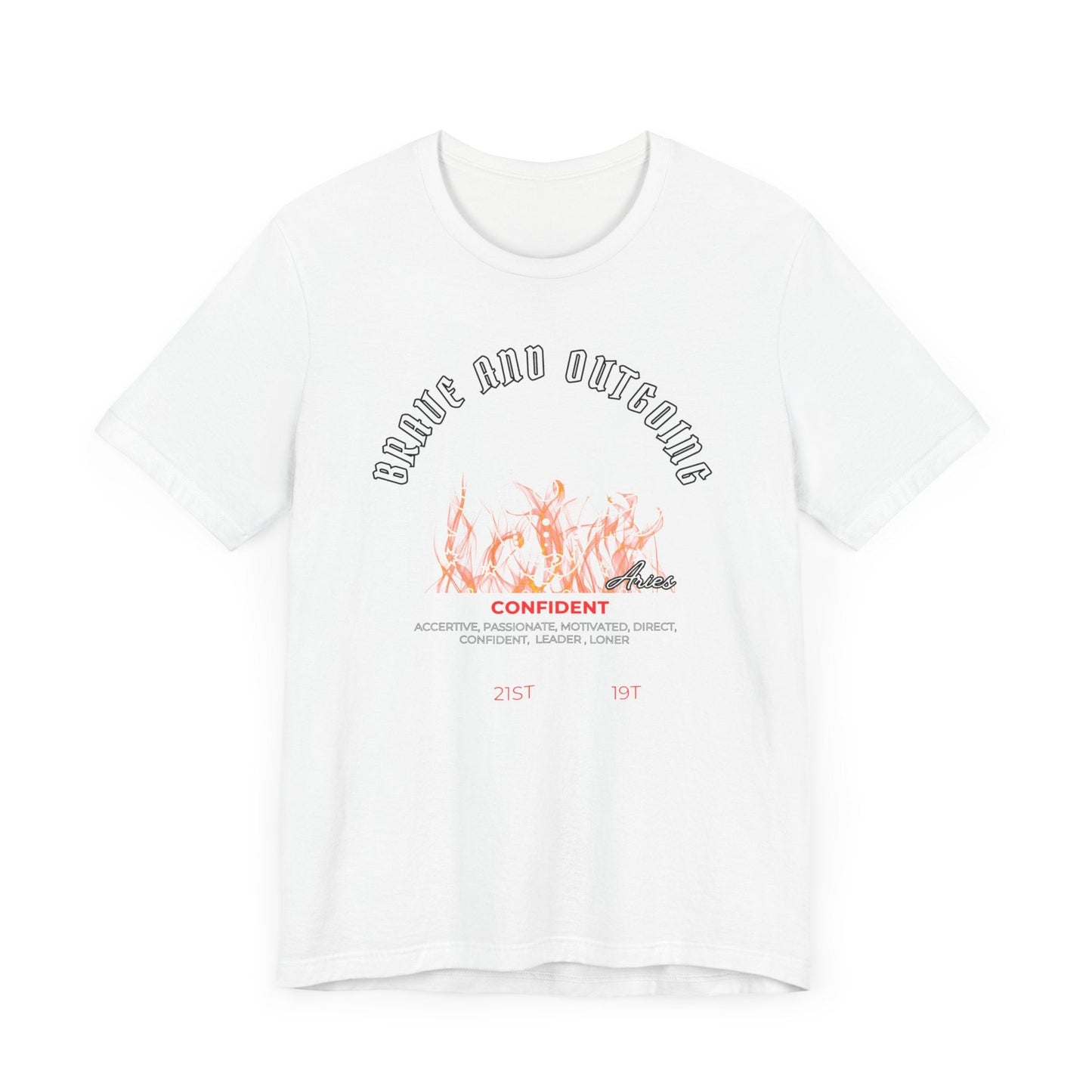 Aries Brave and Outgoing T-Shirt