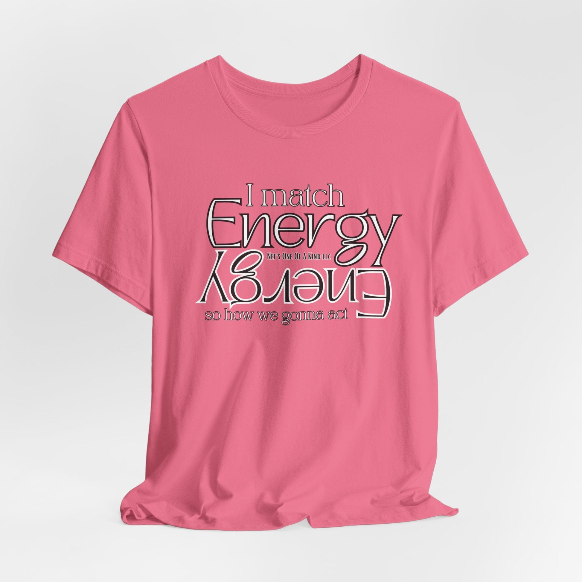 Match Energy Design Unisex Short Sleeve Tee