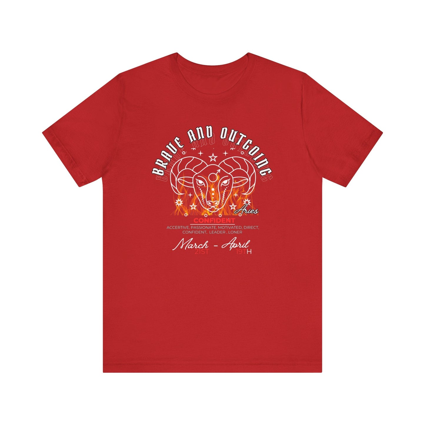 Aries Brave and Outgoing T-Shirt