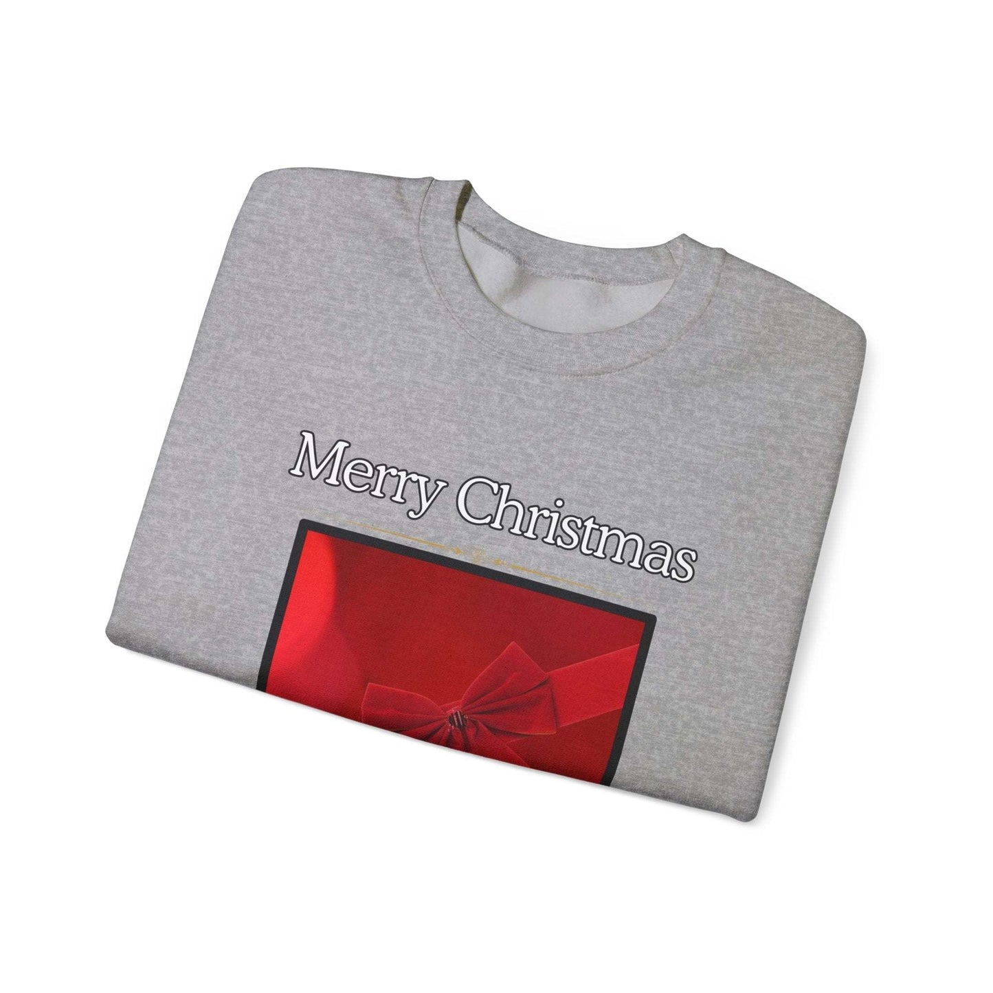 Merry Christmas Present Unisex Heavy Blend™ Crewneck Sweatshirt