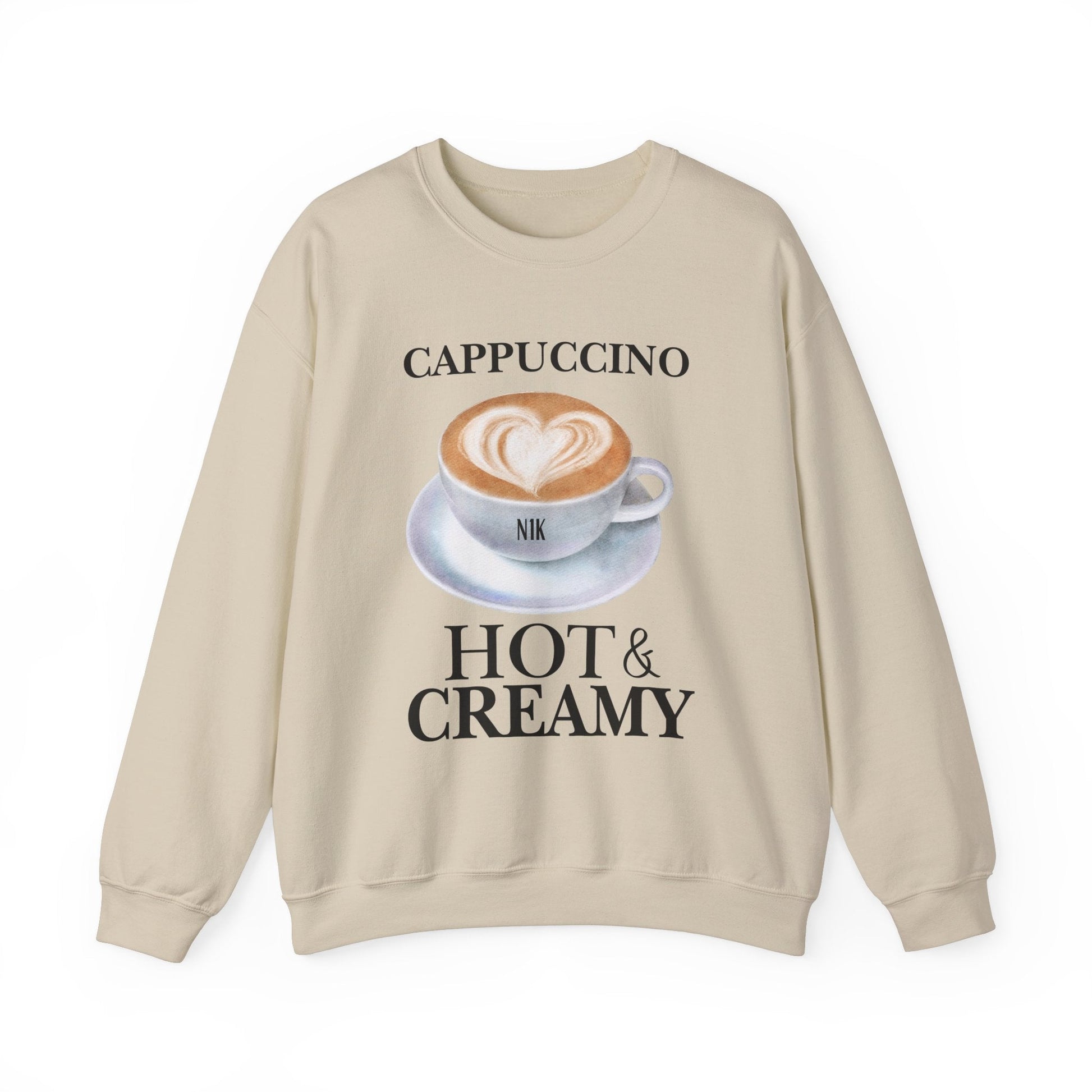 Creamy Sweatshirt Unisex Heavy Blend™ Crewneck Sweatshirt Cappuccino Hot