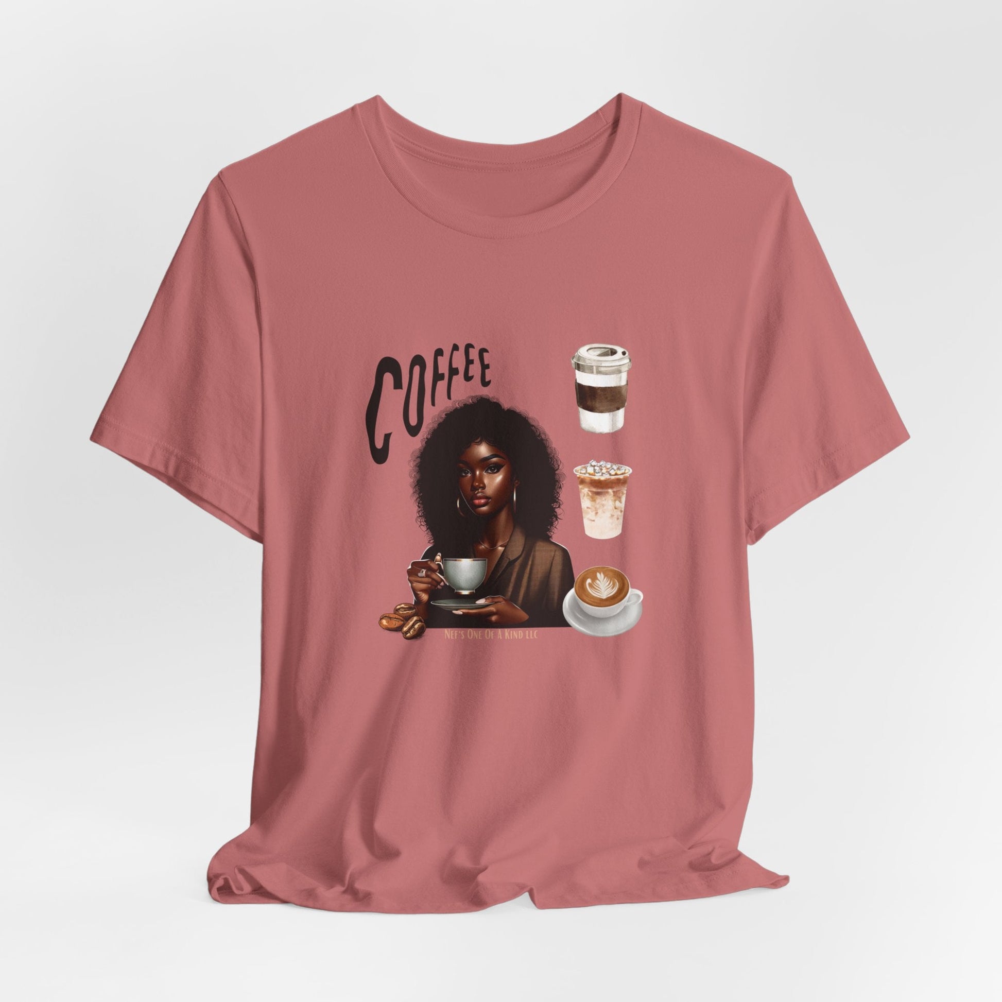 Coffee with Lady Jersey Short Sleeve Tee