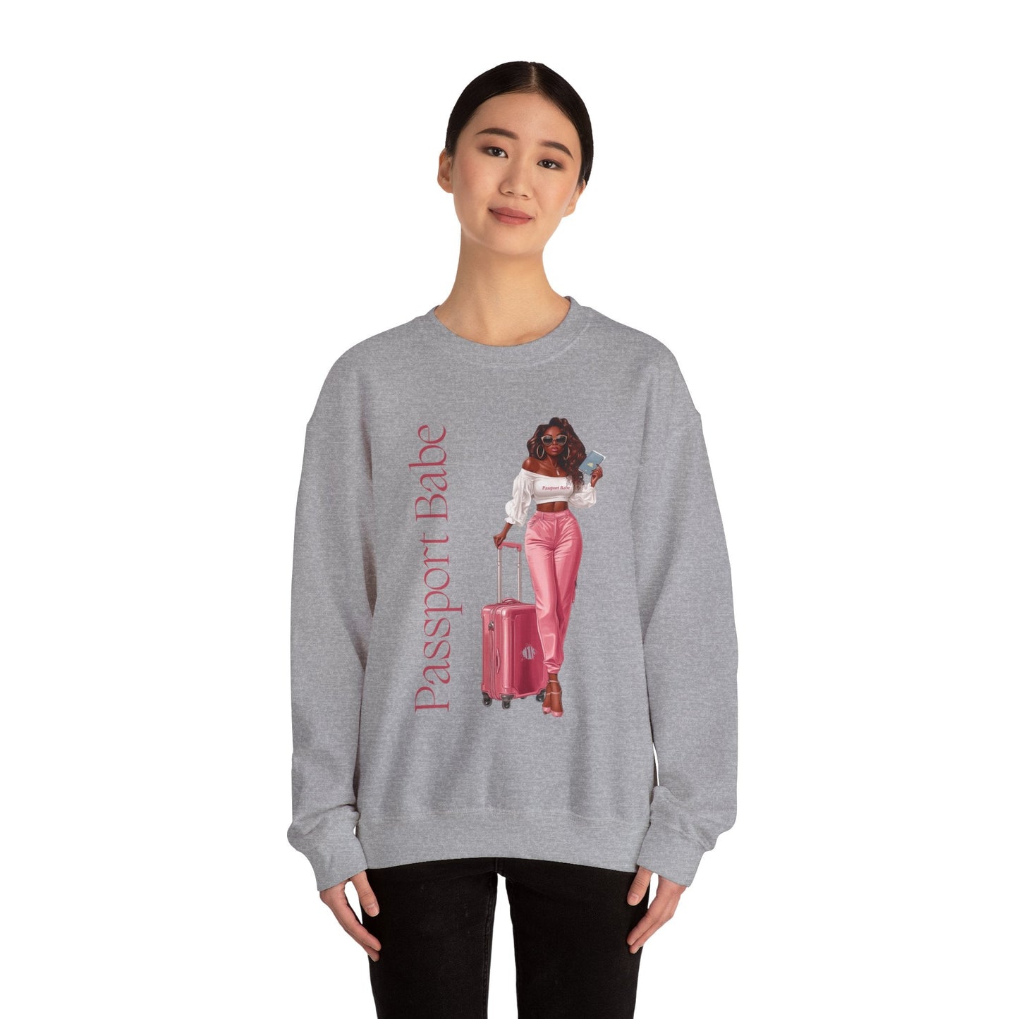 Passport Babe Heavy Blend™ Crewneck Sweatshirt