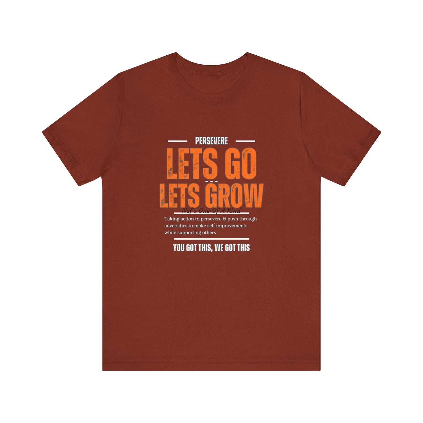 Lets Go Lets Grow Unisex Jersey Short Sleeve Tee