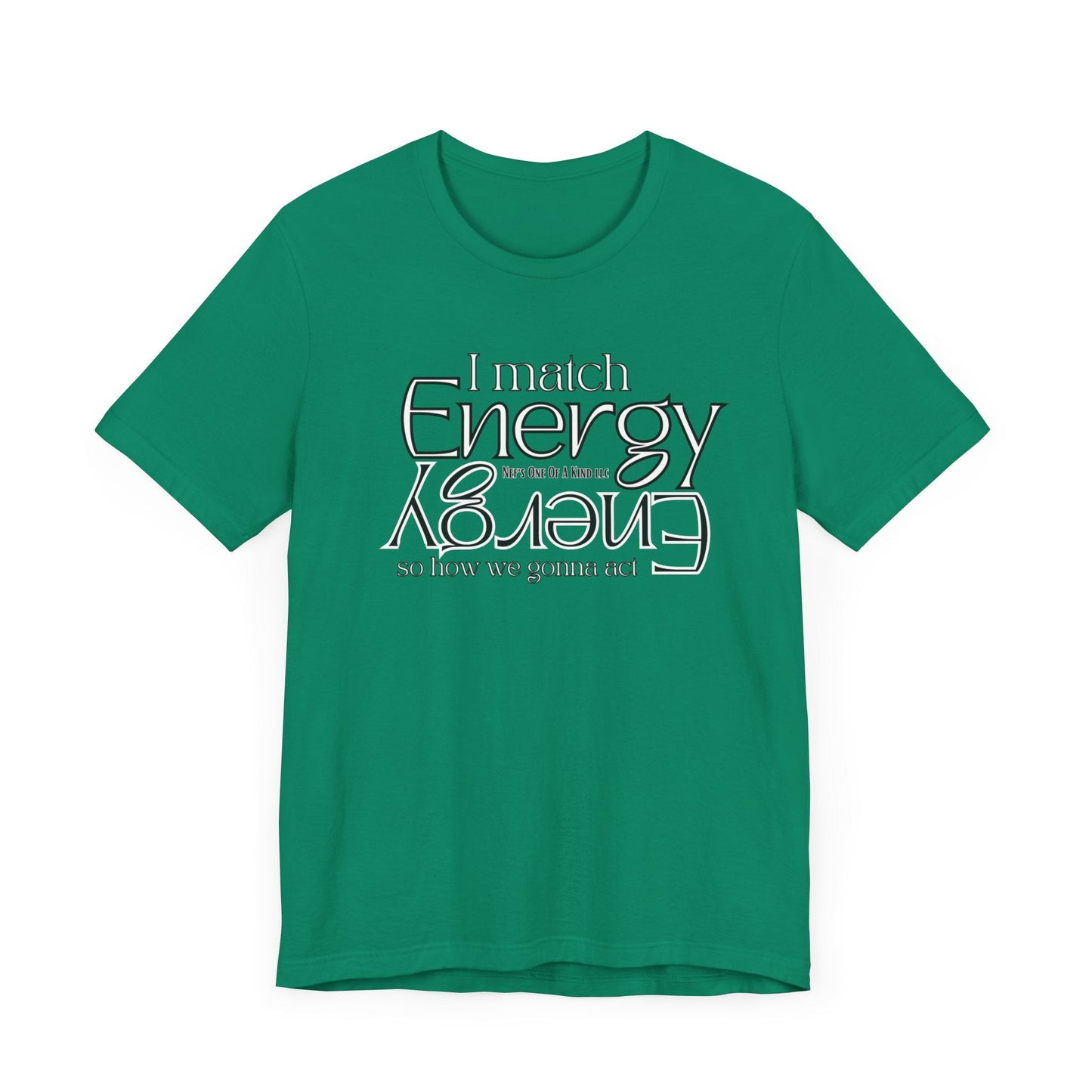 Match Energy Design Unisex Short Sleeve Tee