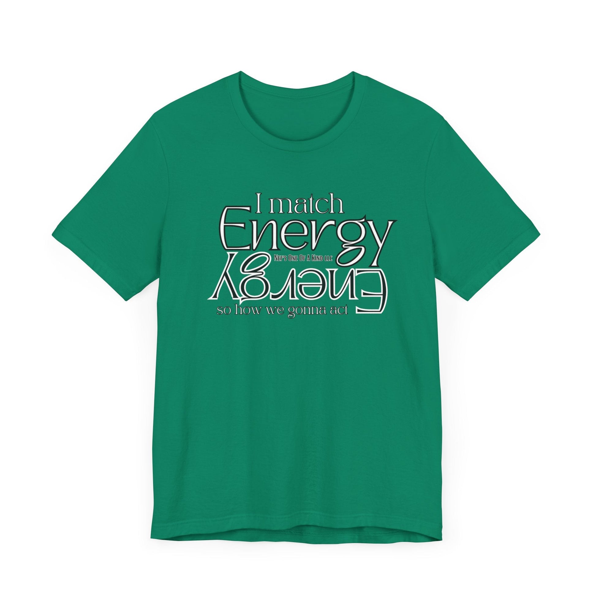 Match Energy Design Unisex Short Sleeve Tee