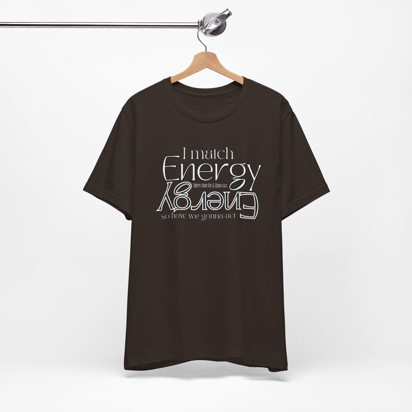 Match Energy Design Unisex Short Sleeve Tee