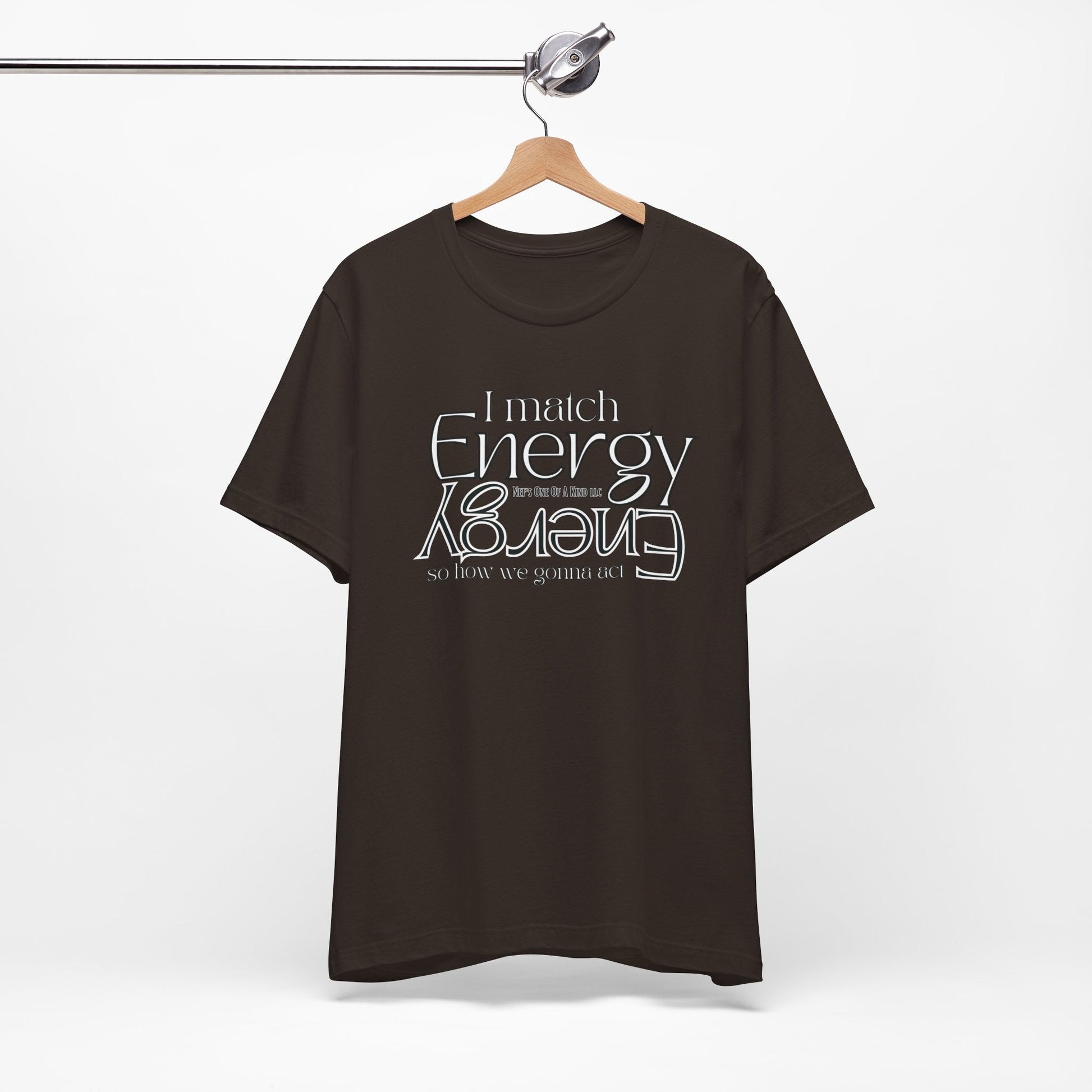 Match Energy Design Unisex Short Sleeve Tee