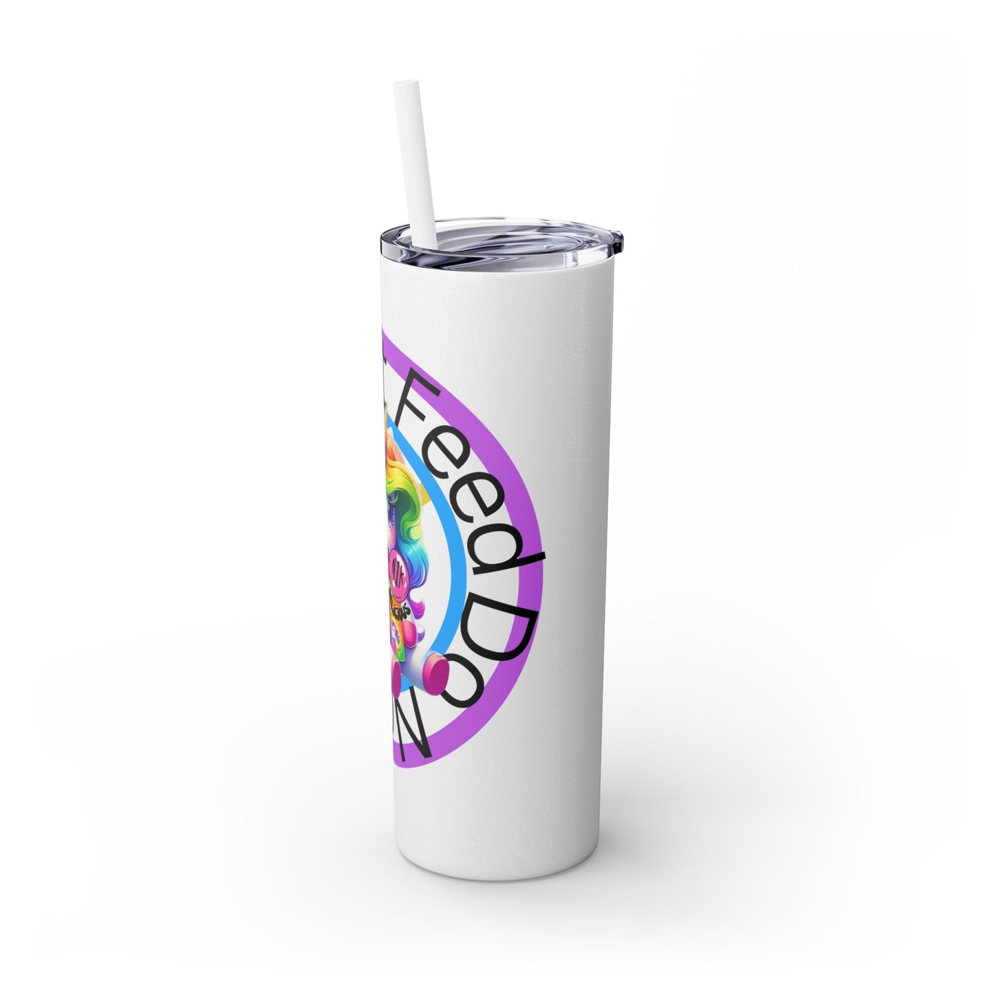 Feed Unicorn Skinny Tumbler