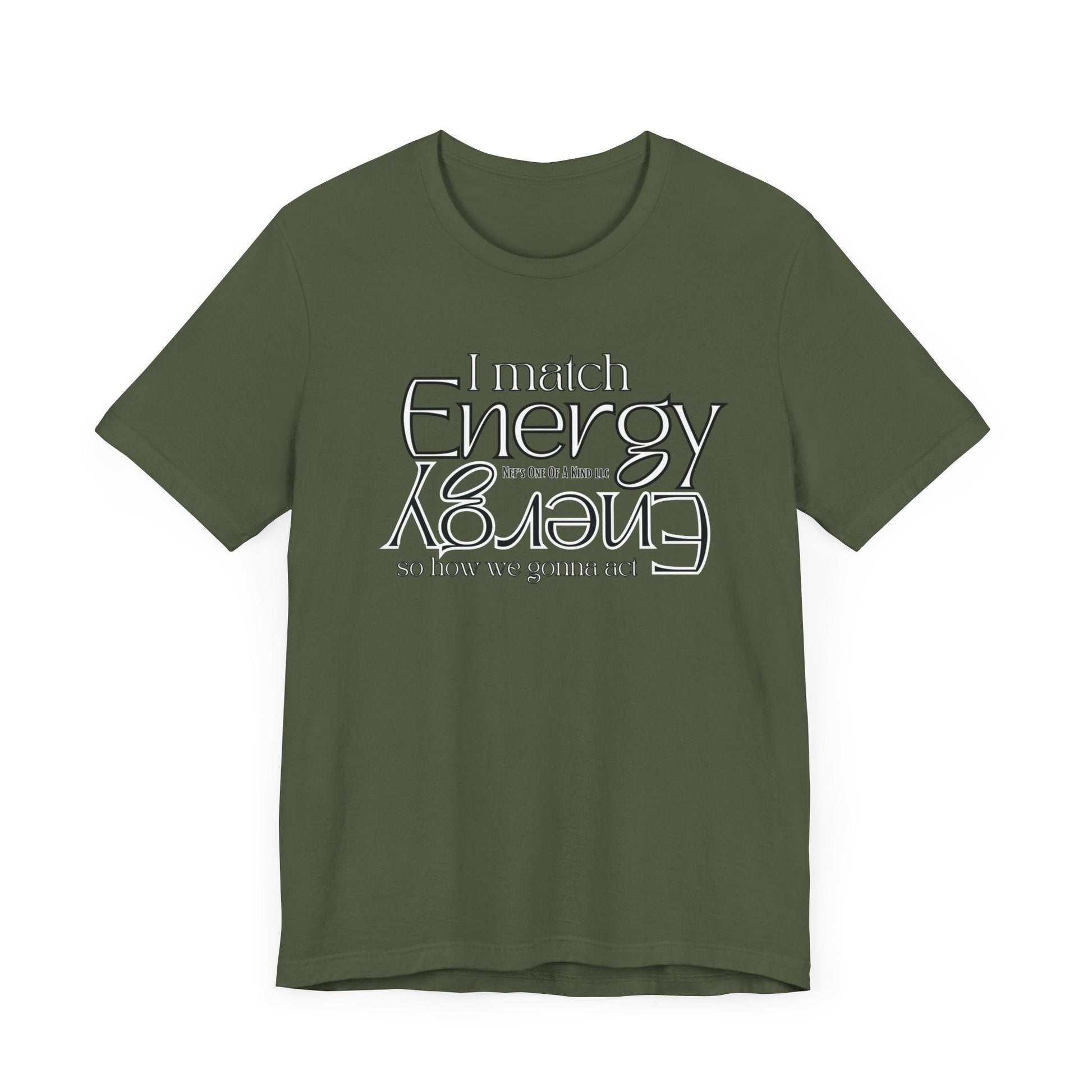 Match Energy Design Unisex Short Sleeve Tee