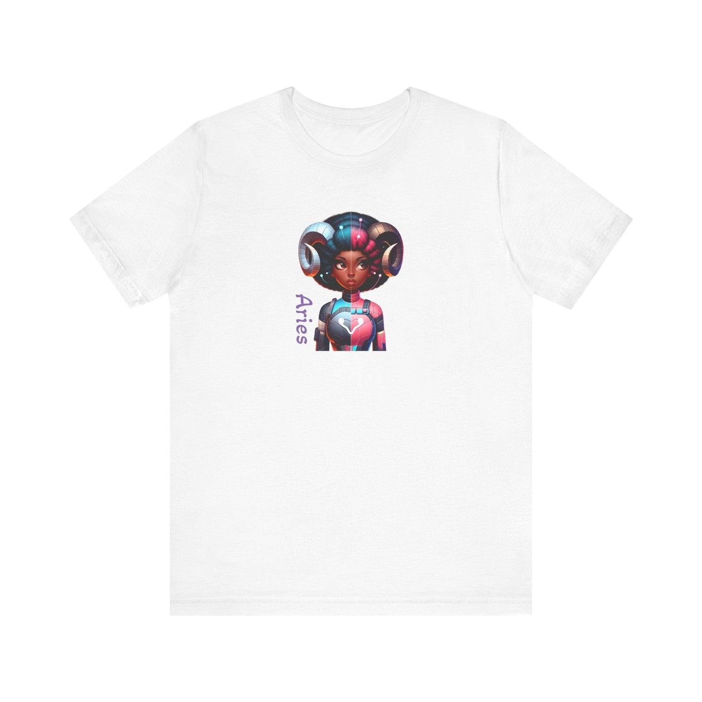 Aries AI Girl Short Sleeve Tee