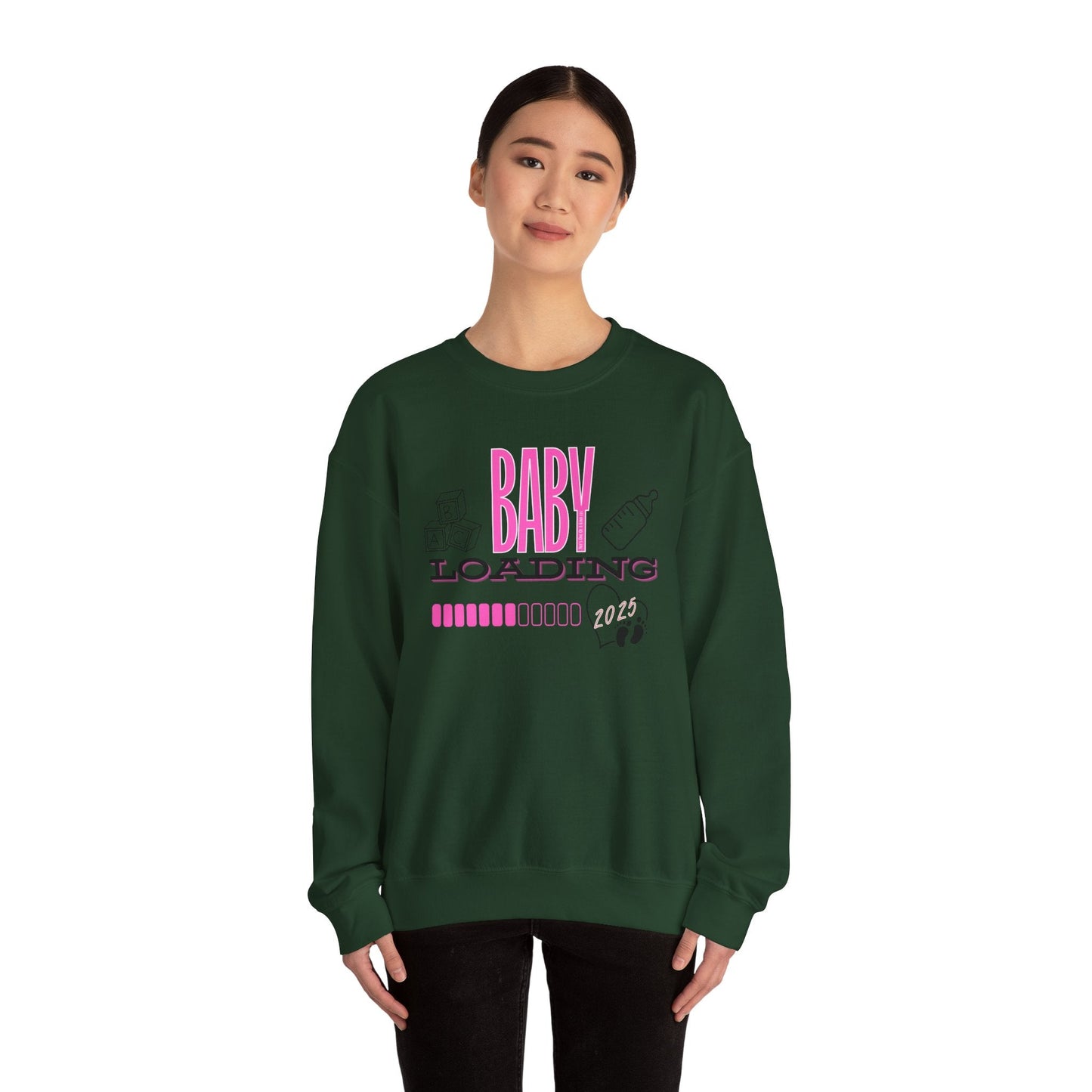 Baby Loading 2025 Unisex Heavy Blend™ Crewneck Sweatshirt