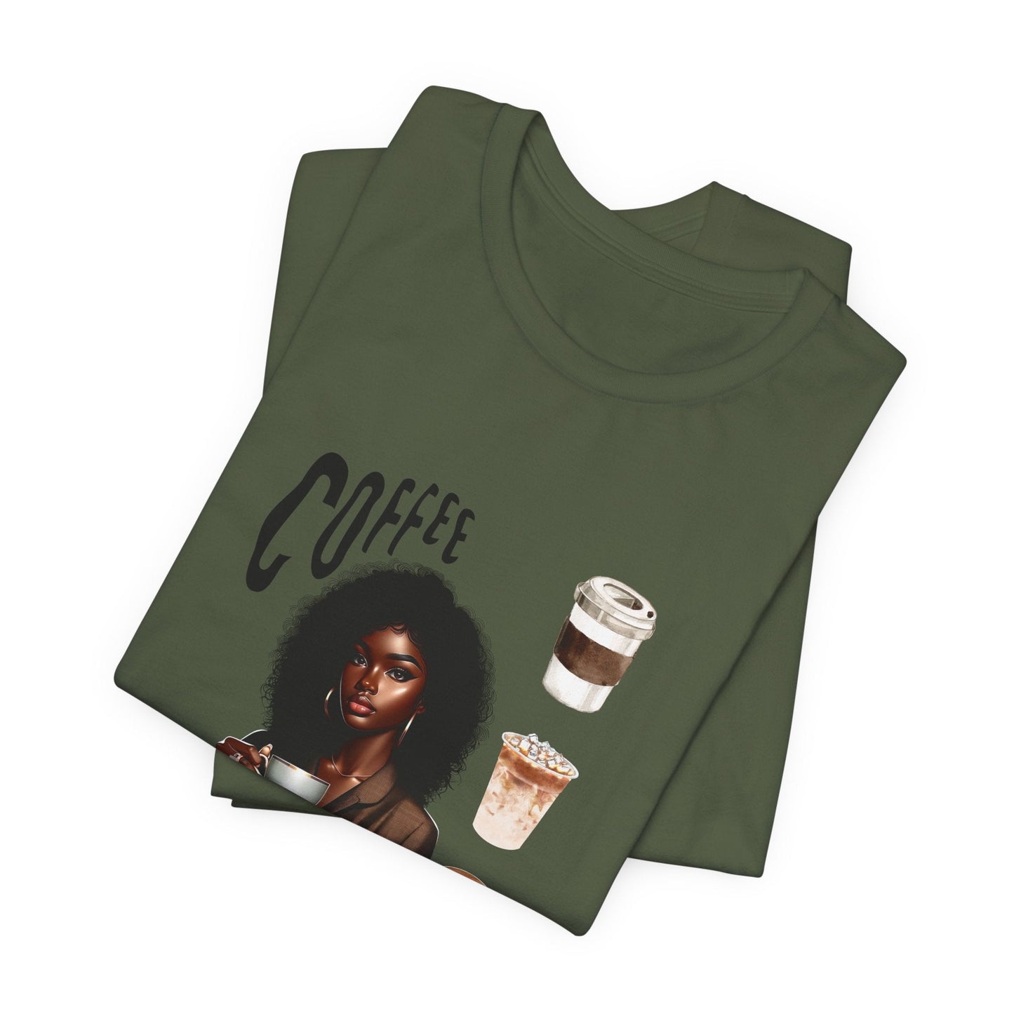 Coffee with Lady Jersey Short Sleeve Tee