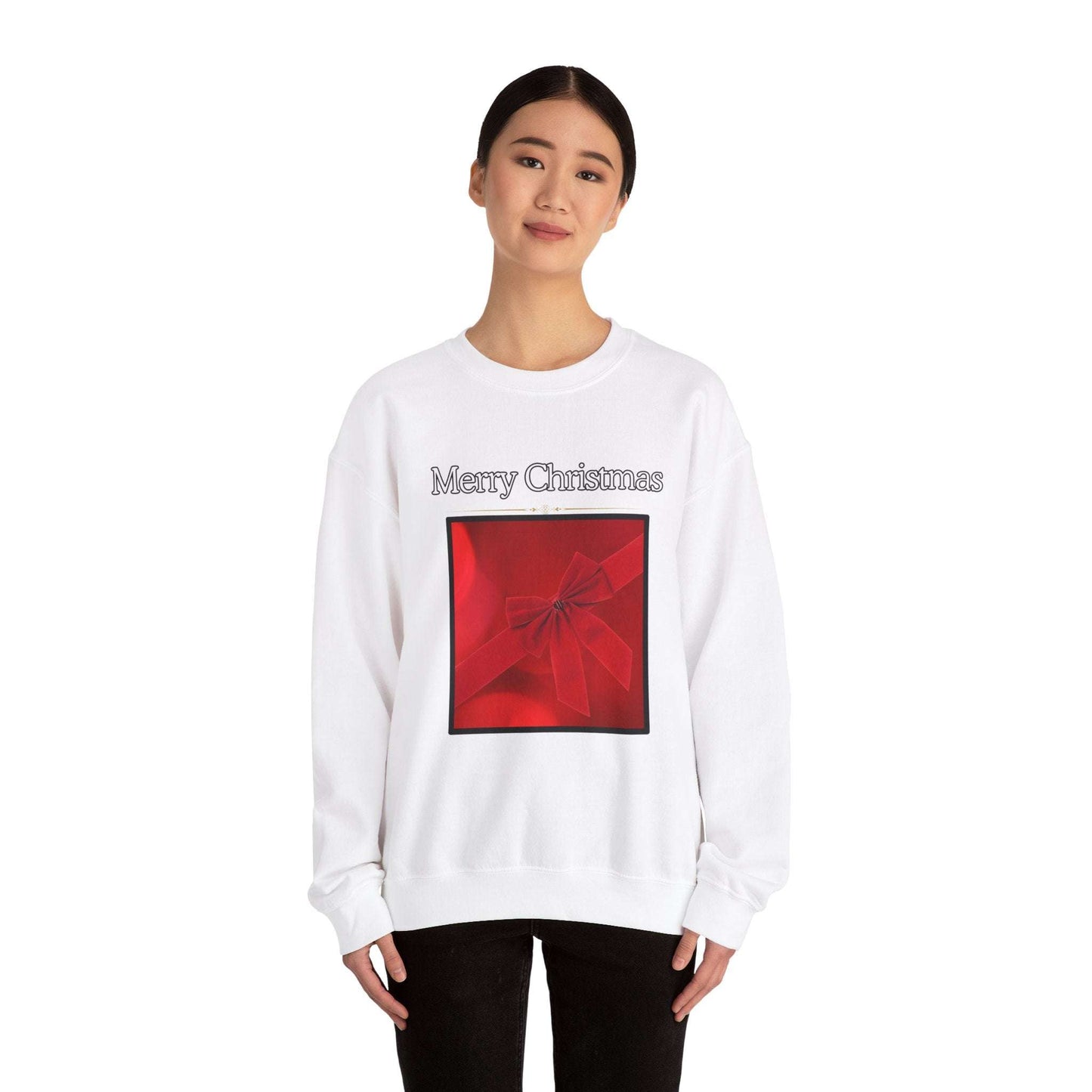 Merry Christmas Present Unisex Heavy Blend™ Crewneck Sweatshirt