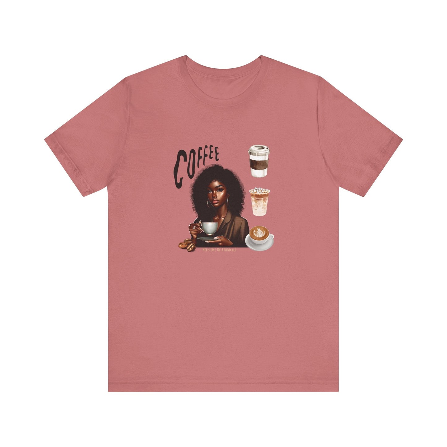 Coffee with Lady Jersey Short Sleeve Tee