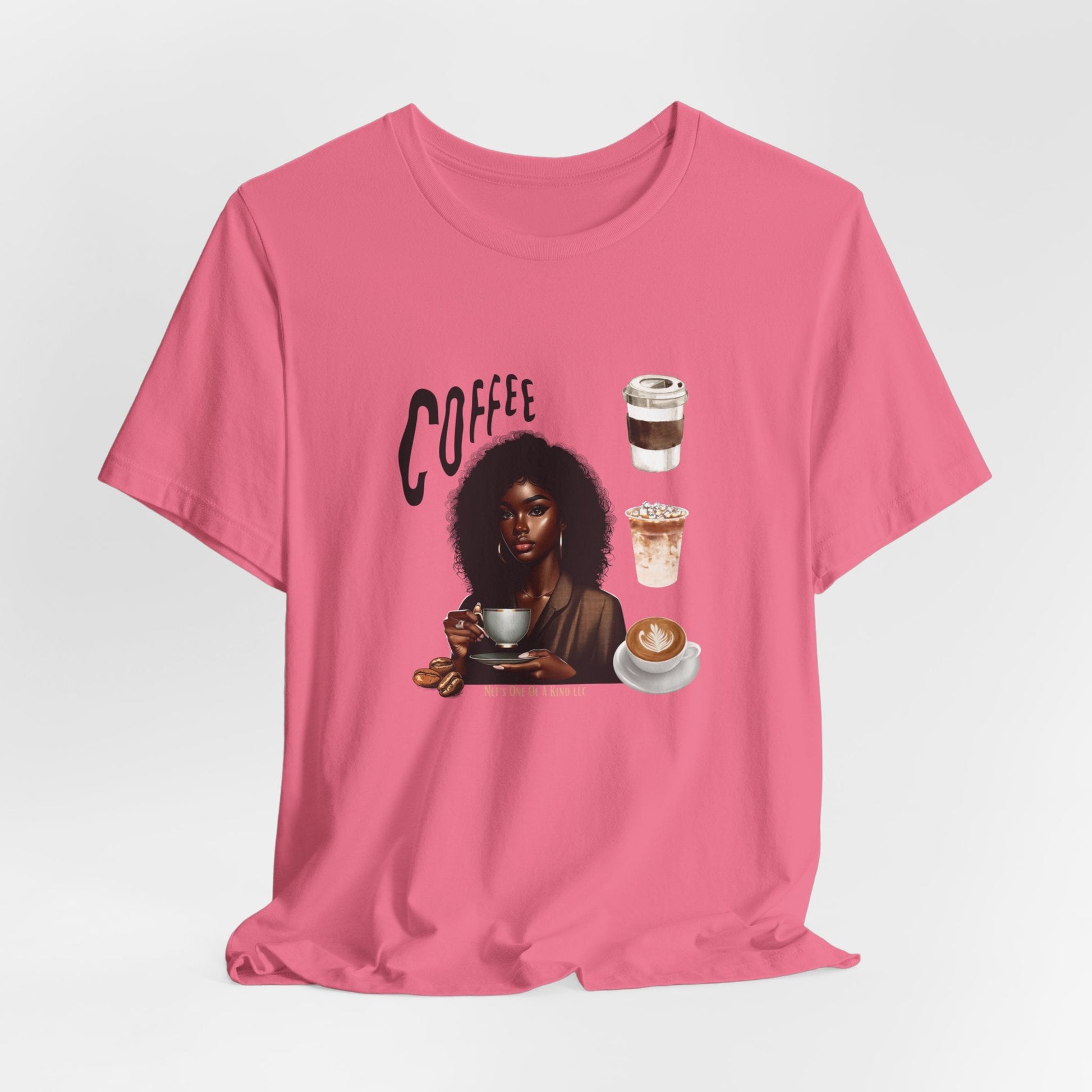 Coffee with Lady Jersey Short Sleeve Tee